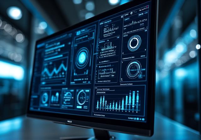 Artificium AI custom dashboard preview showing complex data visualizations